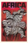Vintage Journal African Zebra Travel Poster - Book