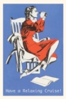 Vintage Journal Woman with Binoculars Postcard - Book