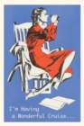 Vintage Journal Woman on Chair With Binoculars Postcard - Book