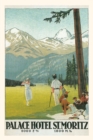Vintage Journal Golfing in the Swiss Alps - Book