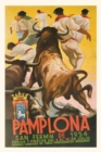 Vintage Journal Running of the Bulls, Pamplona, Spain - Book