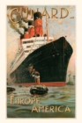 Vintage Journal Travel Poster for Cunard Line - Book