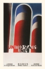 Vintage Journal United States Lines Travel Poster - Book