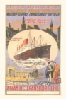 Vintage Journal Transatlantic Ship Travel Poster - Book