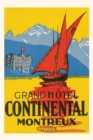 Vintage Journal Montreux, Switzerland Travel Poster - Book