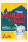 Vintage Journal Montreux, Switzerland Travel Poster - Book