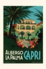 Vintage Journal Capri Italy Travel Poster - Book