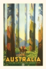 Vintage Journal Australia, Trees Travel Poster - Book