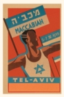 Vintage Journal Poster for Maccabiah Track Meet - Book