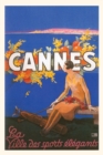 Vintage Journal Cannes Travel Poster - Book