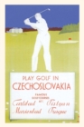 Vintage Journal Golfing in Czechoslovakia - Book