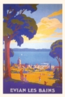 Vintage Journal Evian les Bains Travel Poster - Book