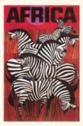 Vintage Journal Africa, Zebras Poster - Book