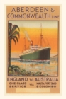 Vintage Journal Ocean Liner Travel Poster - Book