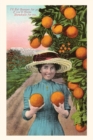 The Vintage Journal Woman Holding Oranges, - Book