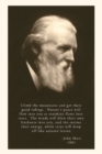 The Vintage Journal John Muir Photo with Quote - Book