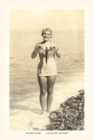 The Vintage Journal Bathing Beauty Holding Flying Fish, Catalina - Book