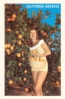 The Vintage Journal Woman with Oranges in Basket, California - Book