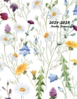 2021-2025 Monthly Planner : Large Five Year Planner with Floral Cover - Book