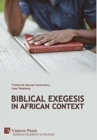 Biblical Exegesis in African Context - Book