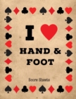 Hand And Foot Score Sheets : Scoring Keeper Sheet, Record & Log Card Game, Playing Scores Pad, Scorebook, Scorekeeping Points Tally Tracker, Gift, Notebook - Book