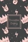 Doodle Diary : Writing Prompts & Blank Lined Drawing Pages, Girls Gift, Notebook, Journal, Book - Book
