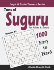 Tons of Suguru for Adults & Seniors : 1000 Easy to Hard Number Blocks Puzzles - Book