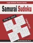 Large Print Samurai Sudoku : 500 Easy to Hard Sudoku Puzzles Overlapping into 100 Samurai Style - Book