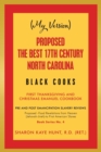 (My Version) Proposed -The Best 17Th Century North Carolina Black Cooks : First Thanksgiving and Christmas Emanuel Cookbook - Book