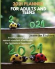 2021 planner for adults and teens - Book
