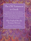 The Old Testament in Greek, Volume I The Octateuch, Part IV Joshua, Judges and Ruth - Book