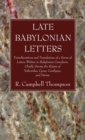 Late Babylonian Letters - Book