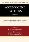 Ante-Nicene Fathers : Translations of the Writings of the Fathers Down to A.D. 325, Volume 4 - Book