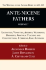 Ante-Nicene Fathers : Translations of the Writings of the Fathers Down to A.D. 325, Volume 7 - Book