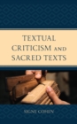 Textual Criticism and Sacred Texts - Book