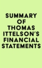 Summary of Thomas Ittelson's Financial Statements - eBook
