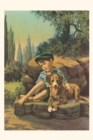 Vintage Journal Boy with Dog - Book