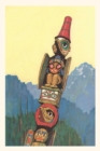 Vintage Journal Totem Pole and Mountains - Book