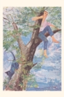 Vintage Journal Child and Cat in Tree - Book