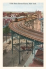 Vintage Journal Elevated Train, 110th Street, New York City - Book
