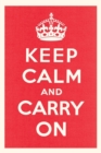 Vintage Journal Keep Calm and Carry On - Book