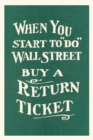 Vintage Journal Wall Street, Return Ticket - Book