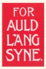 Vintage Journal For Auld Lang Syne - Book