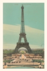Vintage Journal Early View of Eiffel Tower - Book