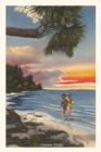 Vintage Journal Carefree Florida, Women on Beach - Book