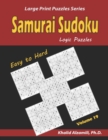 Samurai Sudoku Logic Puzzles : 500 Easy to Hard Sudoku Puzzles Overlapping into 100 Samurai Style - Book
