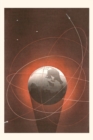 Vintage Journal Rocket Zooms around the Globe Poster - Book