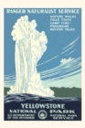 Vintage Journal Yellowstone National Park Travel Poster, Old Faithful - Book