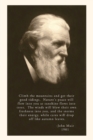 Vintage Journal John Muir Photo with Quote - Book