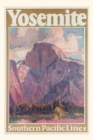 Vintage Journal Travel Poster for Yosemite National Park - Book